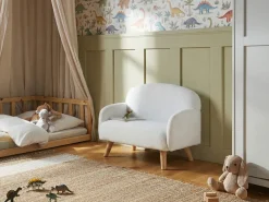 Divano per bambini OTTAL Bouclé Bianco