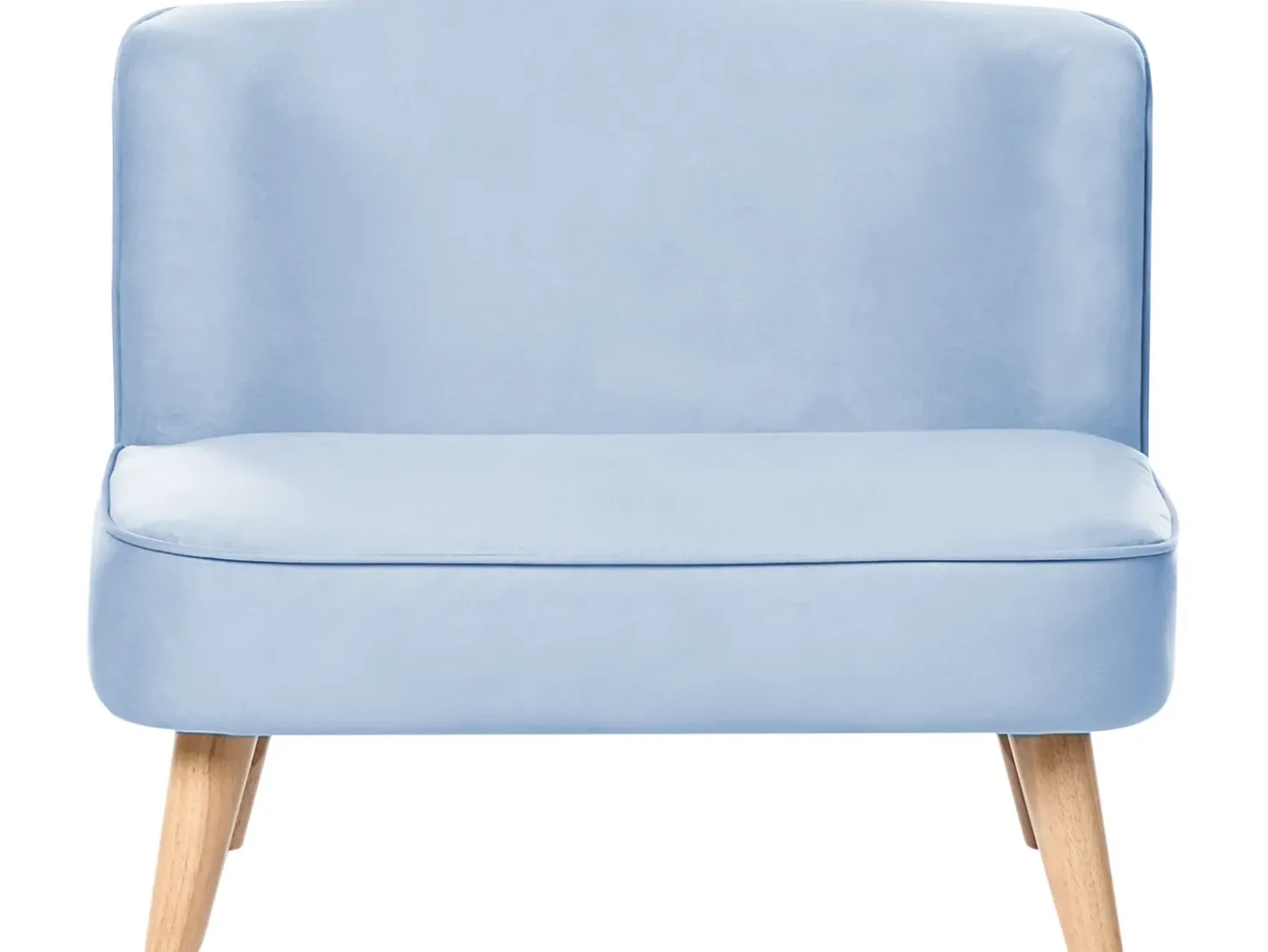 Divano per bambini RISBY Velluto Azzurro