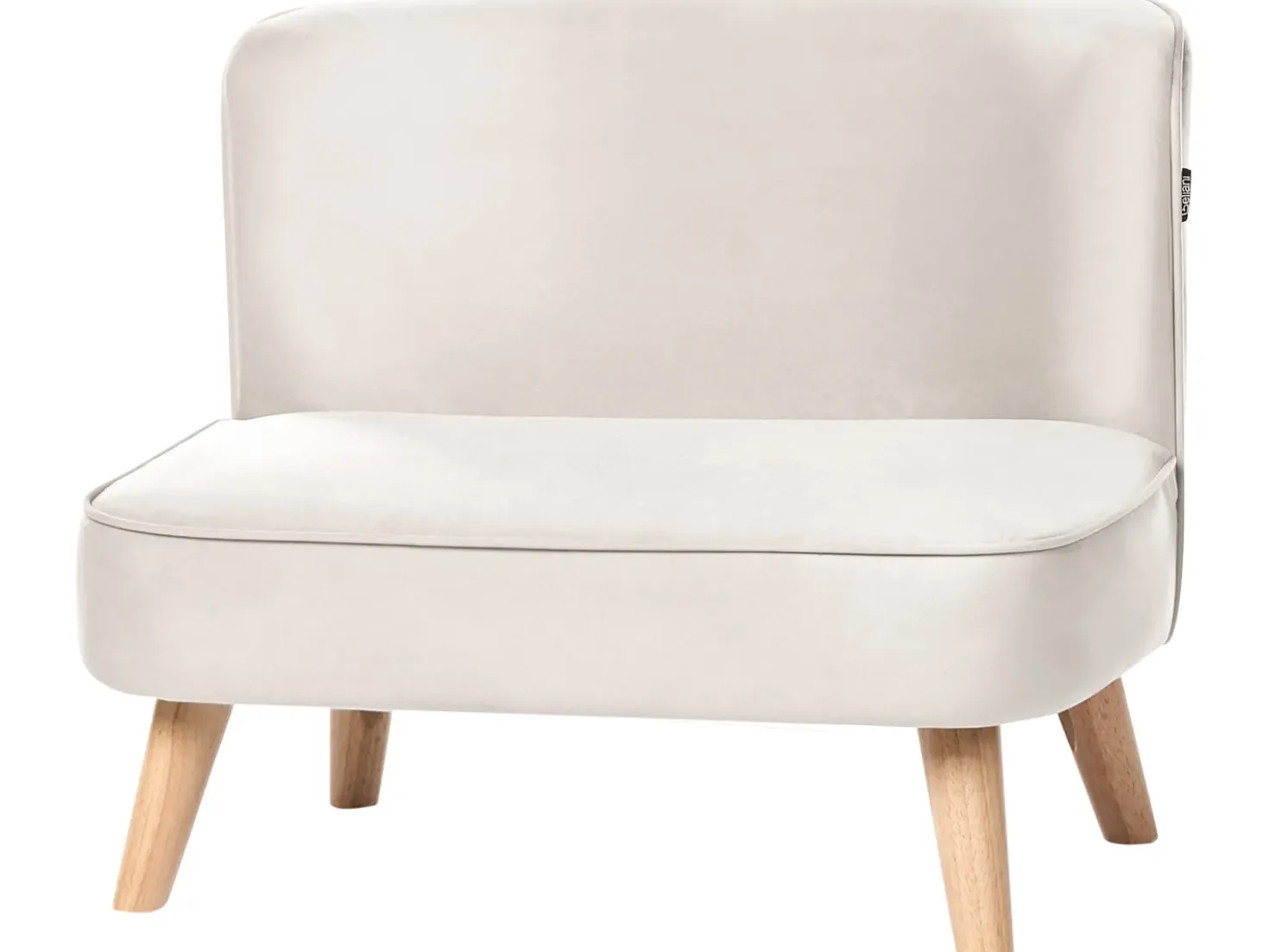 Divano per bambini RISBY Velluto Beige