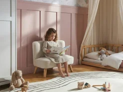 Divano per bambini RISBY Velluto Beige