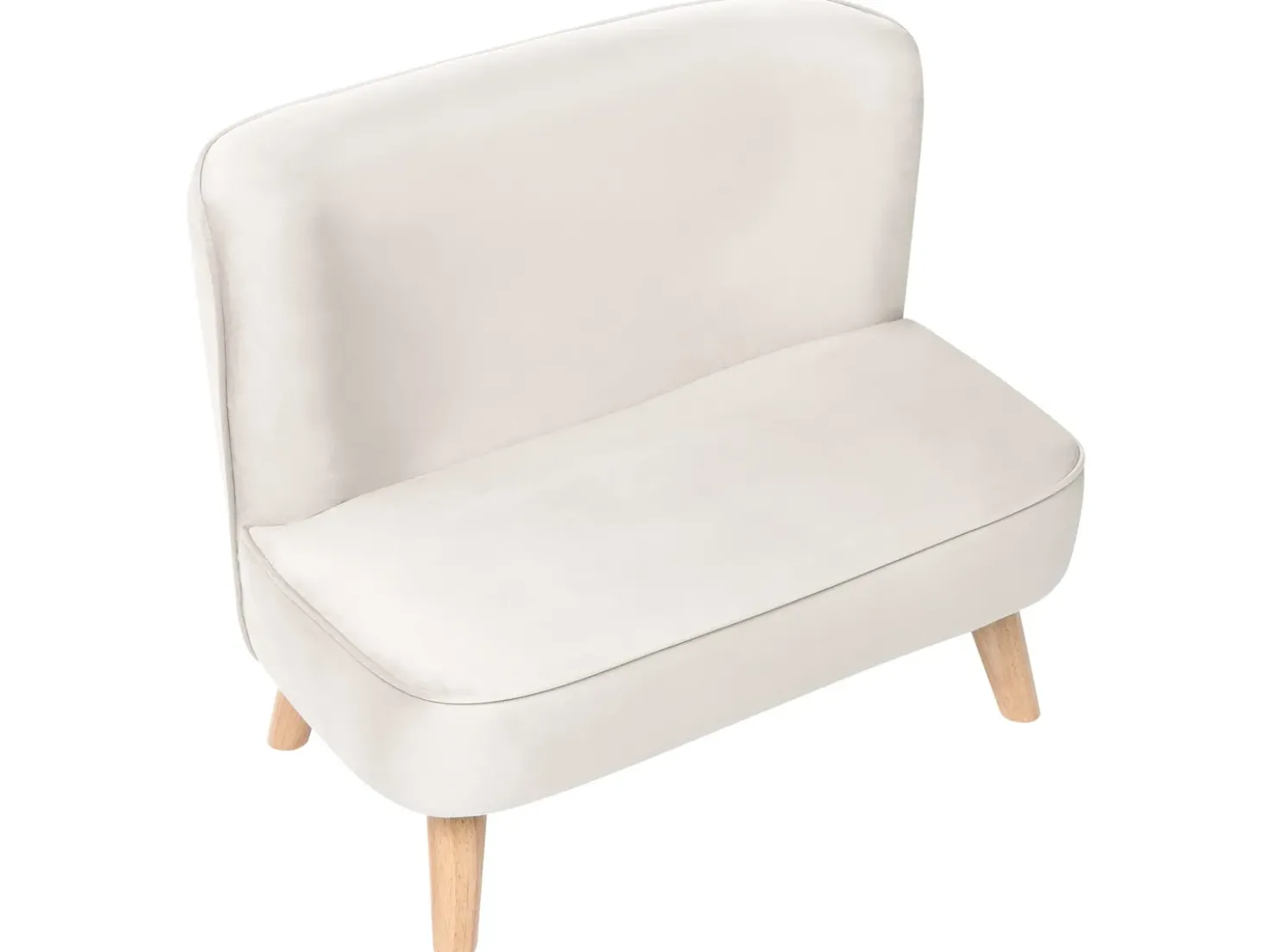 Divano per bambini RISBY Velluto Beige