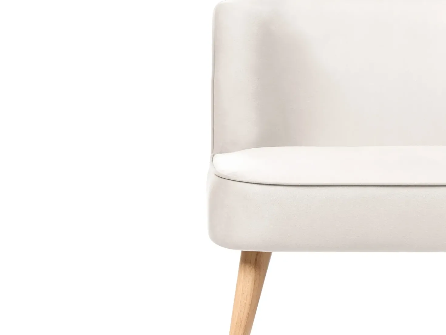 Divano per bambini RISBY Velluto Beige