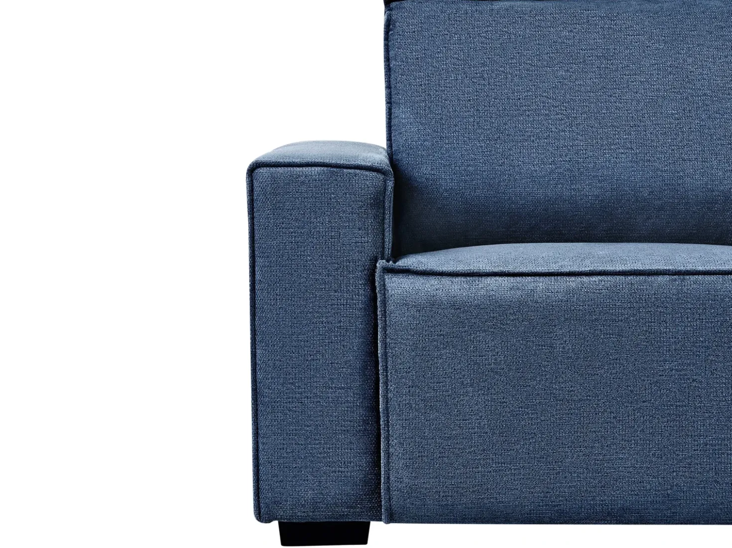 Divano reclinabile elettrico 2 posti NUKARI Tessuto Blu