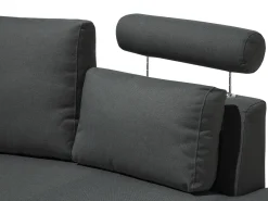 Divano semicircolare 7 posti ROTUNDE Tessuto Grigio scuro