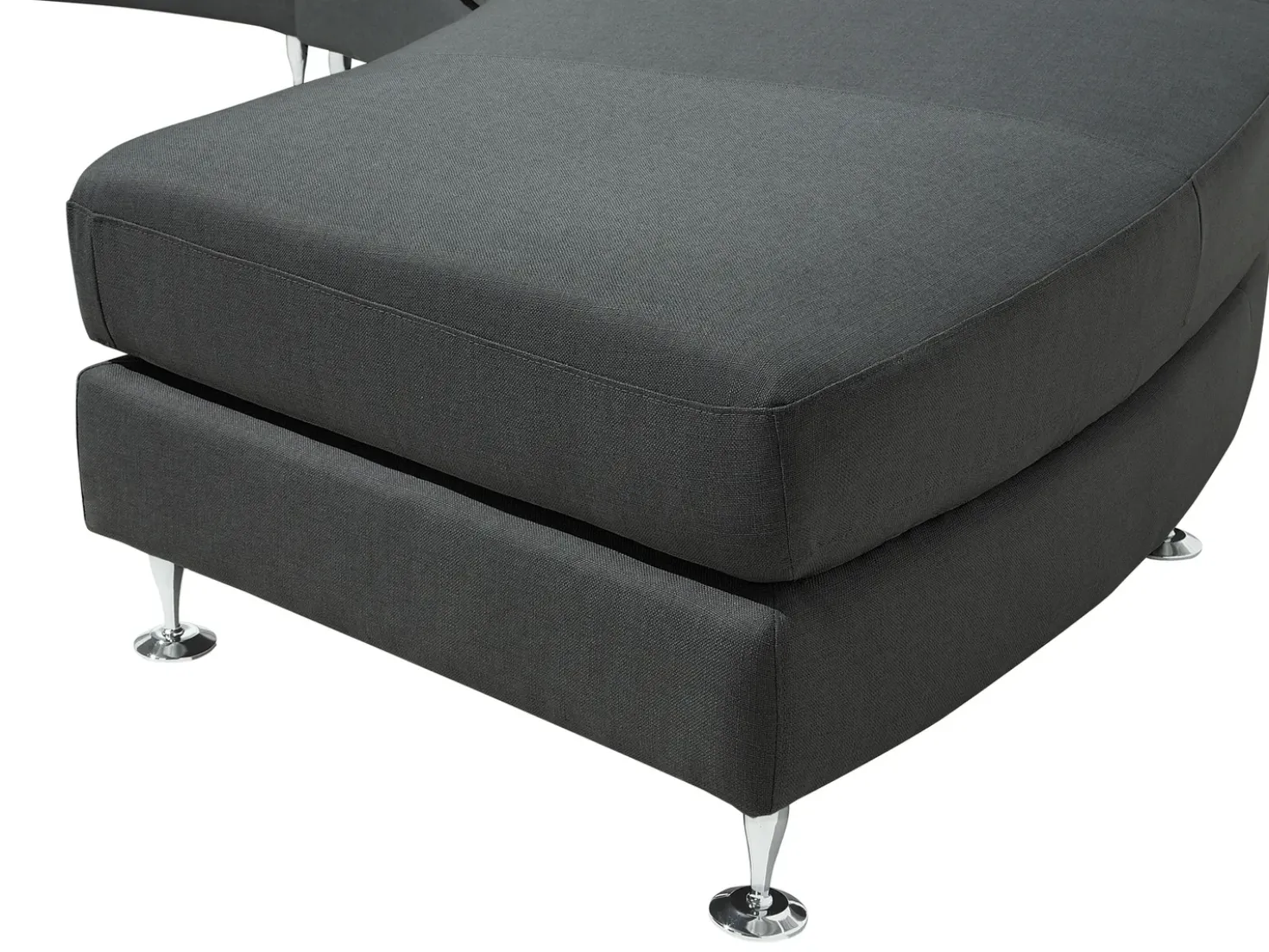 Divano semicircolare 7 posti ROTUNDE Tessuto Grigio scuro