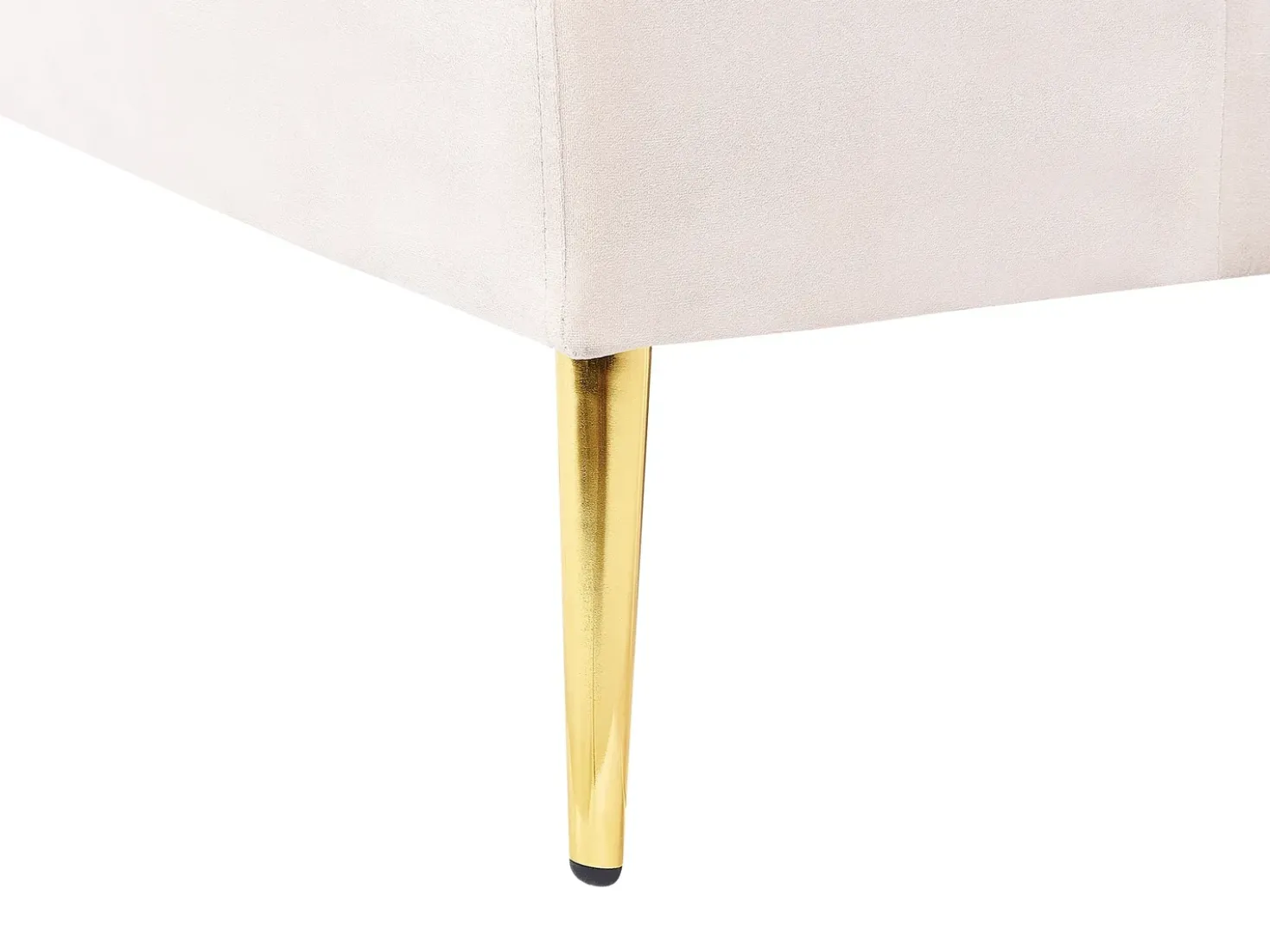 Divano semicircolare 4 posti MOSS Velluto Beige chiaro