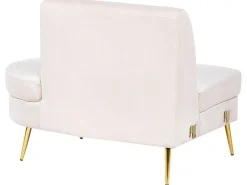 Divano semicircolare 4 posti MOSS Velluto Beige chiaro