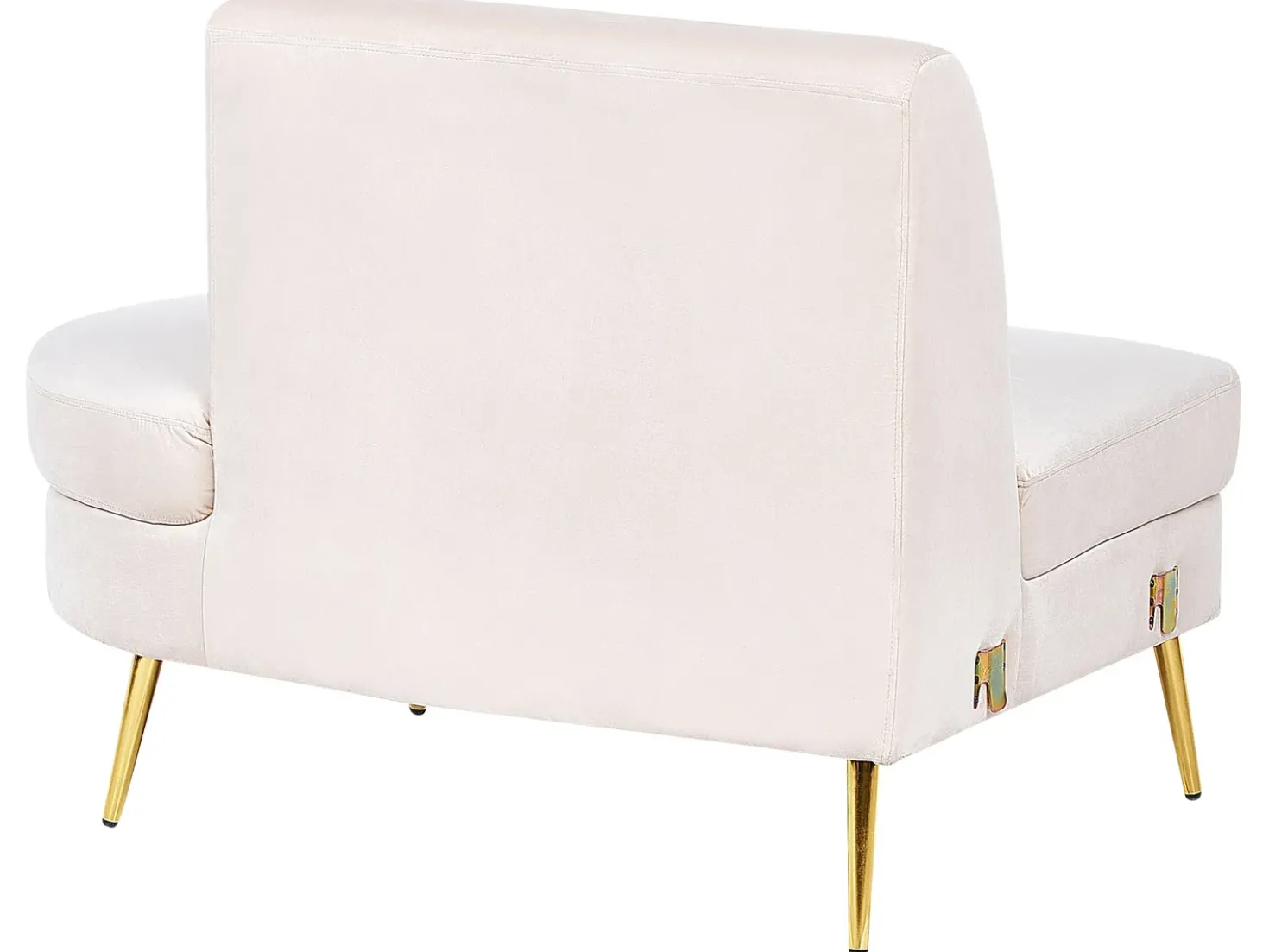Divano semicircolare 4 posti MOSS Velluto Beige chiaro