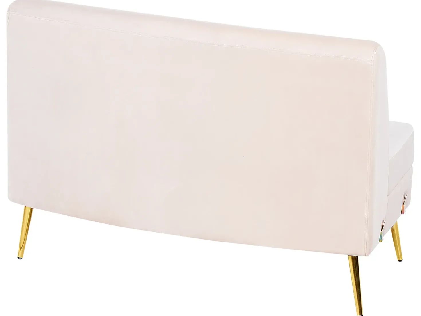 Divano semicircolare 4 posti MOSS Velluto Beige chiaro