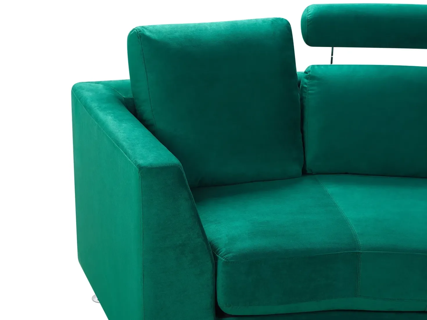 Divano semicircolare 7 posti ROTUNDE Velluto Verde scuro
