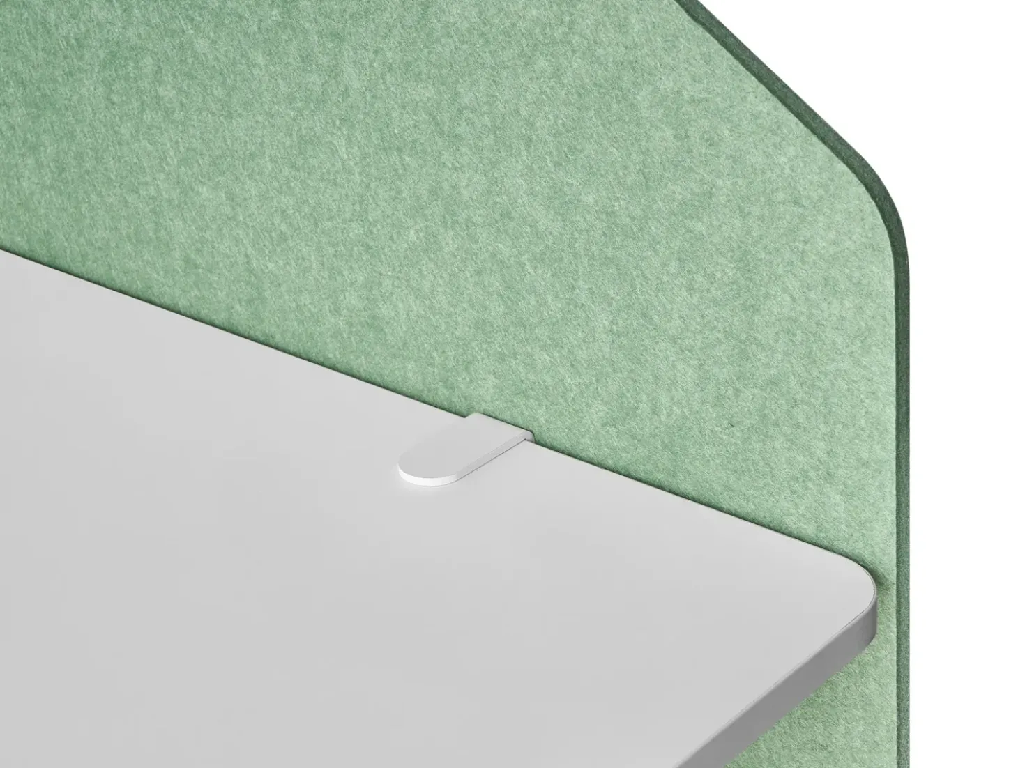 Divisorio da scrivania FOLDY 120 x 50 cm Verde chiaro