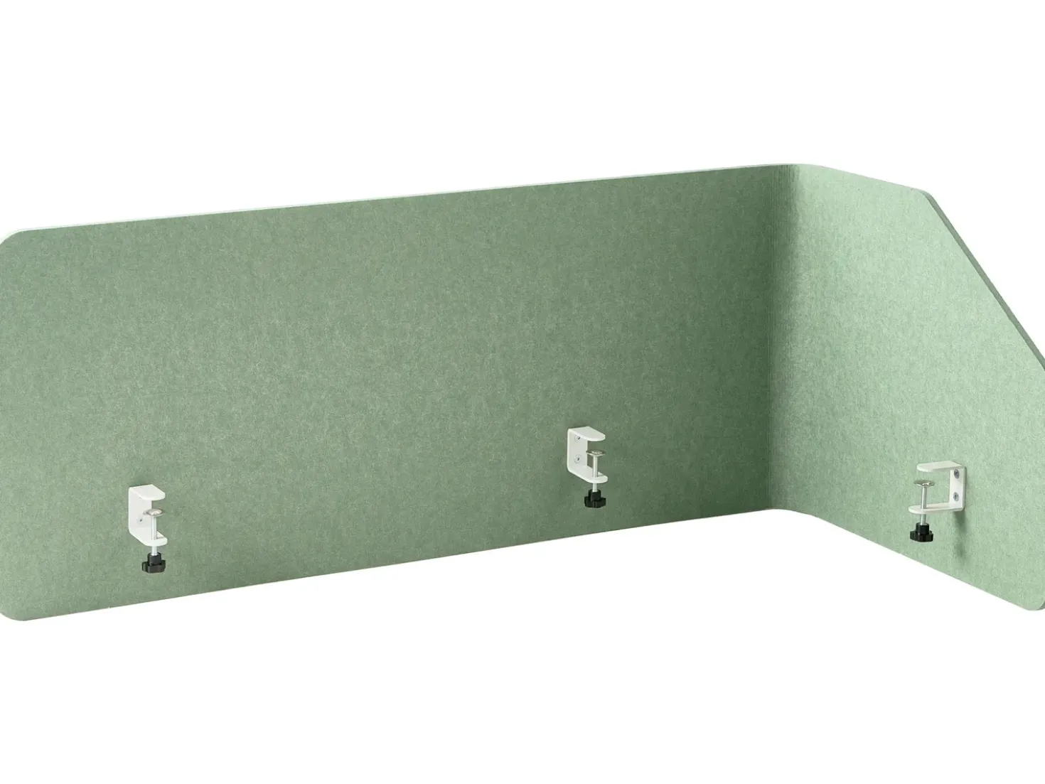 Divisorio da scrivania FOLDY 120 x 50 cm Verde chiaro