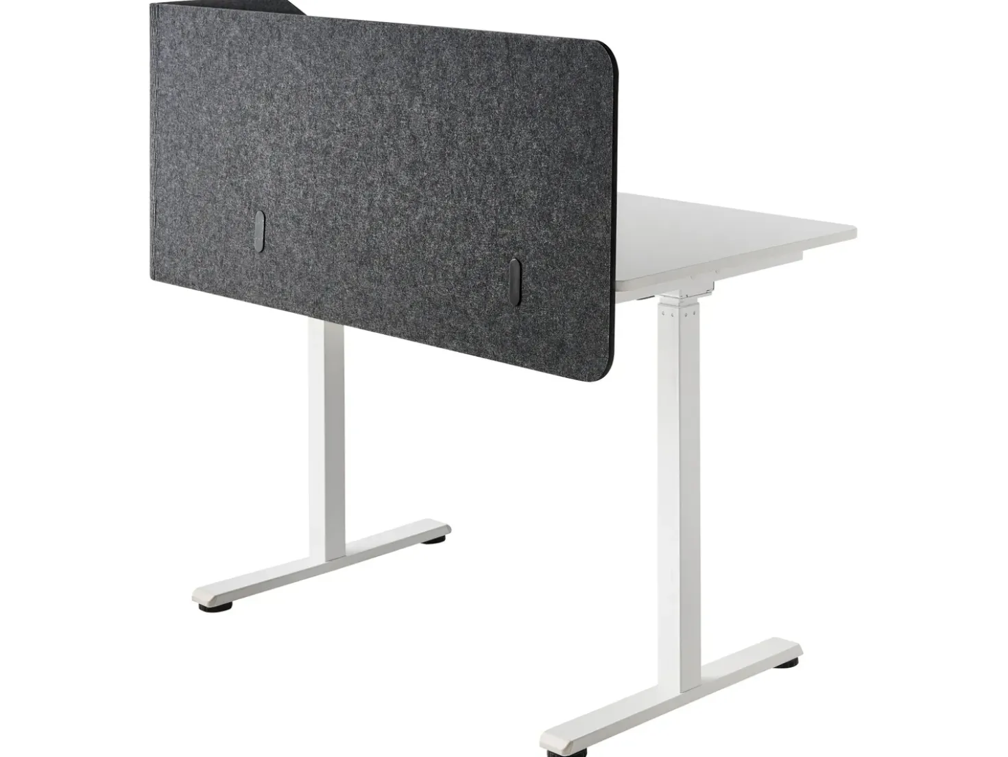 Divisorio da scrivania FOLDY 120 x 50 cm Grigio scuro