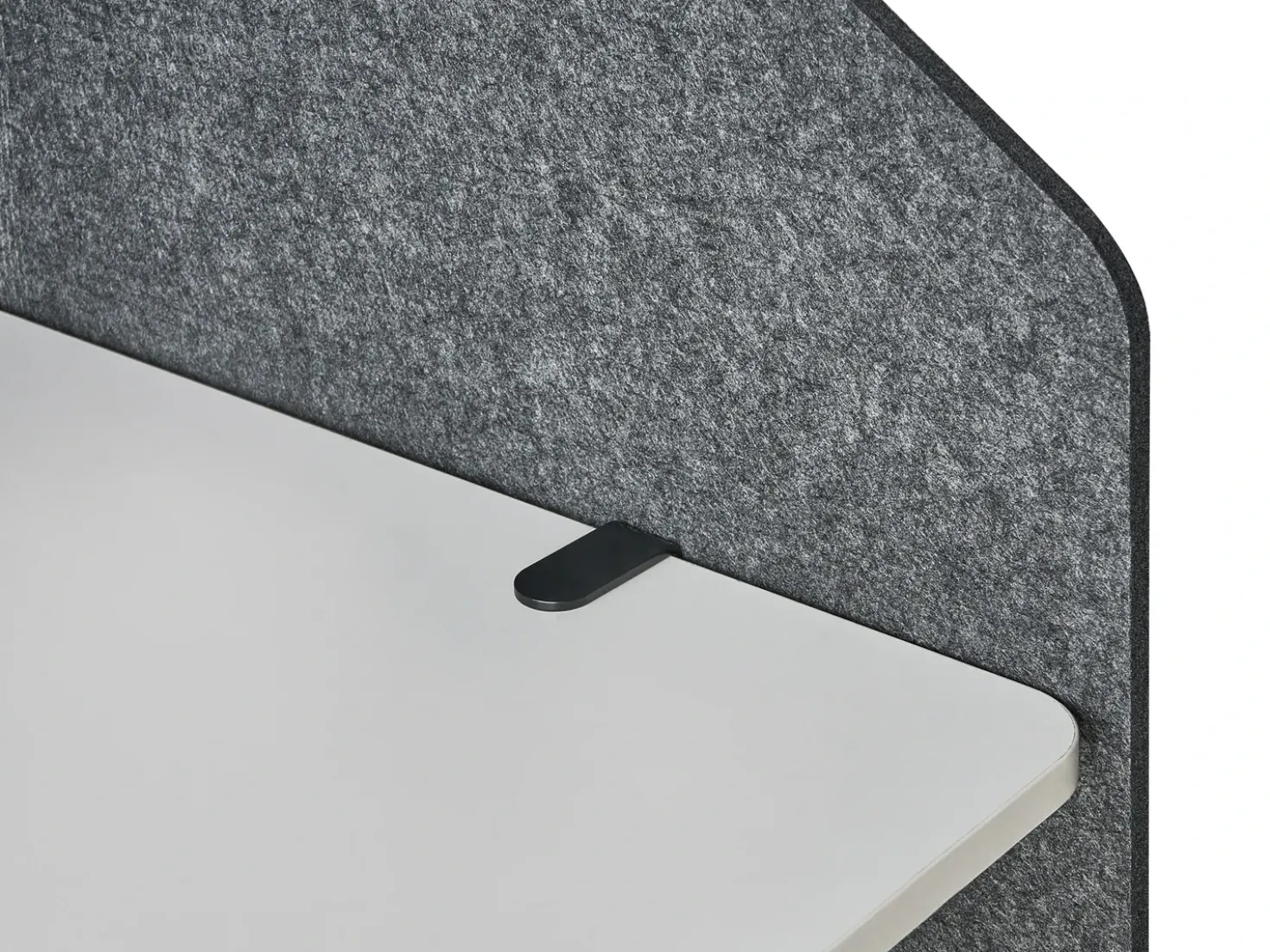 Divisorio da scrivania FOLDY 120 x 50 cm Grigio scuro