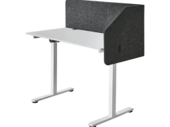 Divisorio da scrivania FOLDY 120 x 50 cm Grigio scuro