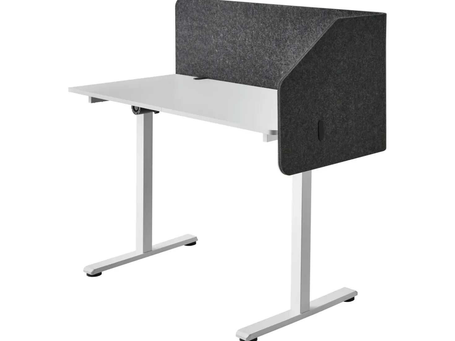 Divisorio da scrivania FOLDY 120 x 50 cm Grigio scuro