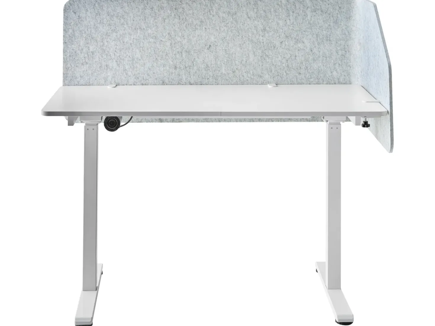 Divisorio da scrivania FOLDY 120 x 50 cm Grigio chiaro