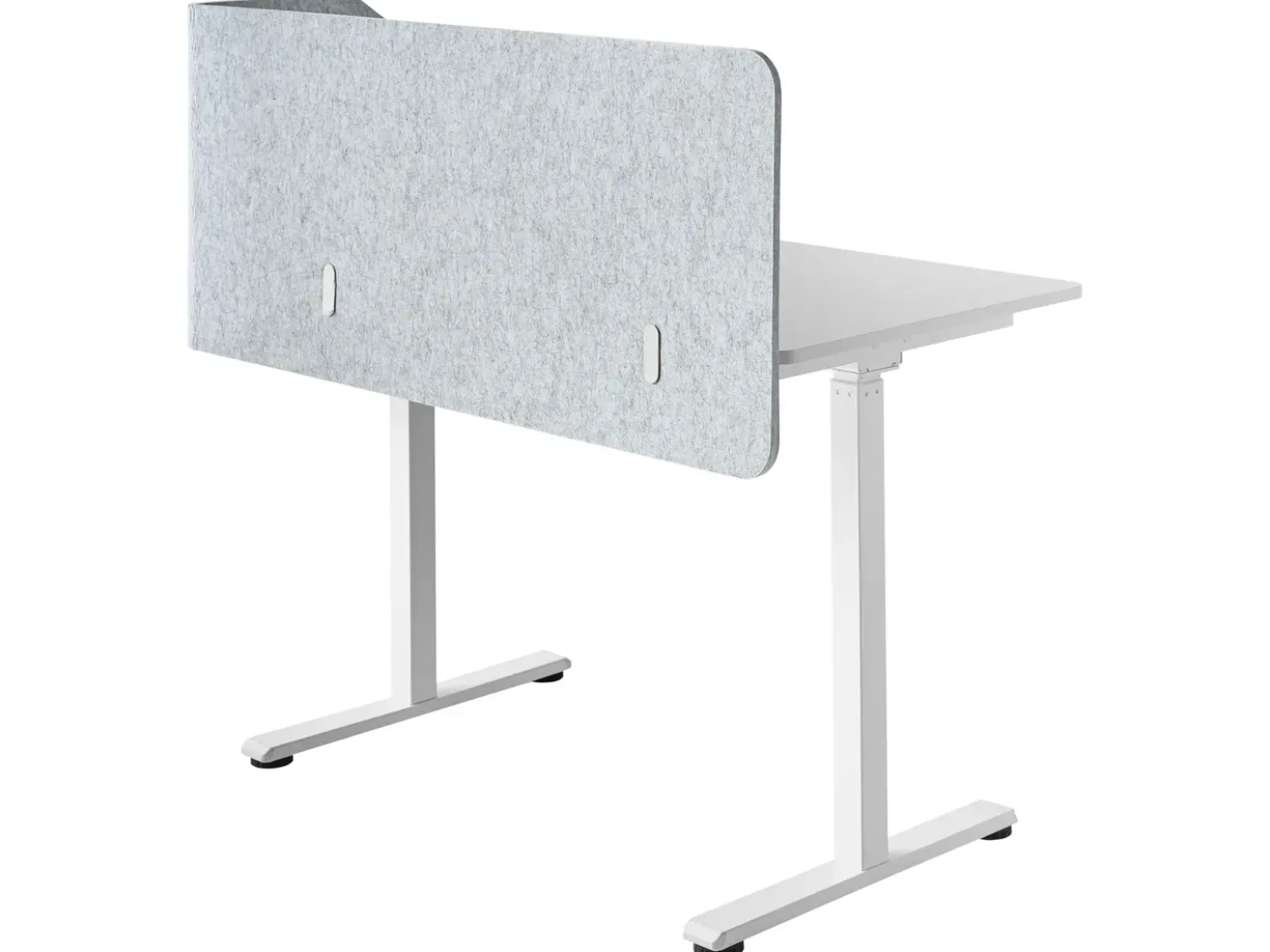 Divisorio da scrivania FOLDY 120 x 50 cm Grigio chiaro