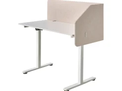 Divisorio da scrivania FOLDY 120 x 50 cm Beige