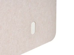 Divisorio da scrivania FOLDY 120 x 50 cm Beige