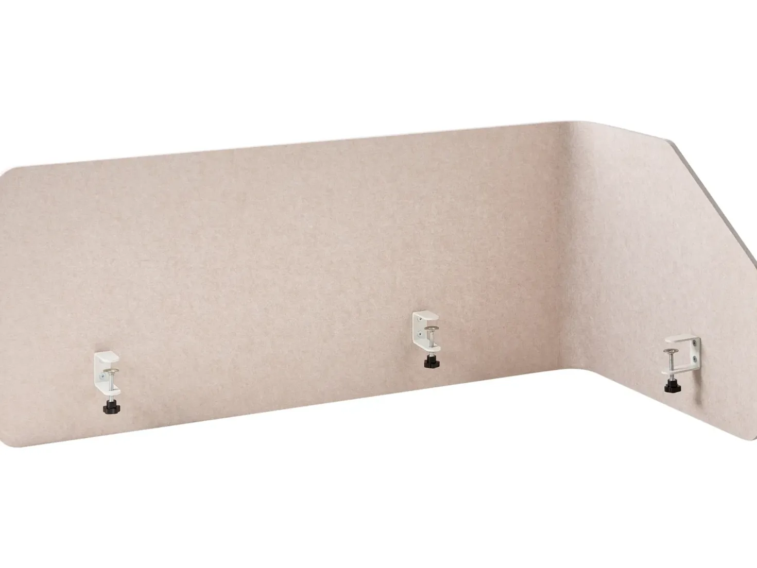 Divisorio da scrivania FOLDY 120 x 50 cm Beige
