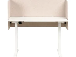 Divisorio da scrivania SOLOA 210 x 61 cm Beige