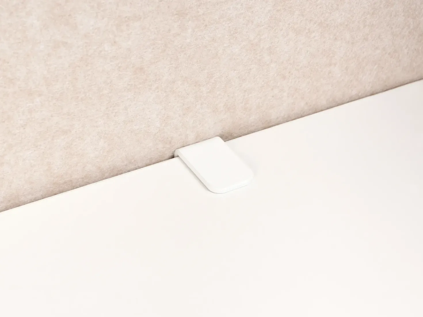 Divisorio da scrivania SOLOA 210 x 61 cm Beige