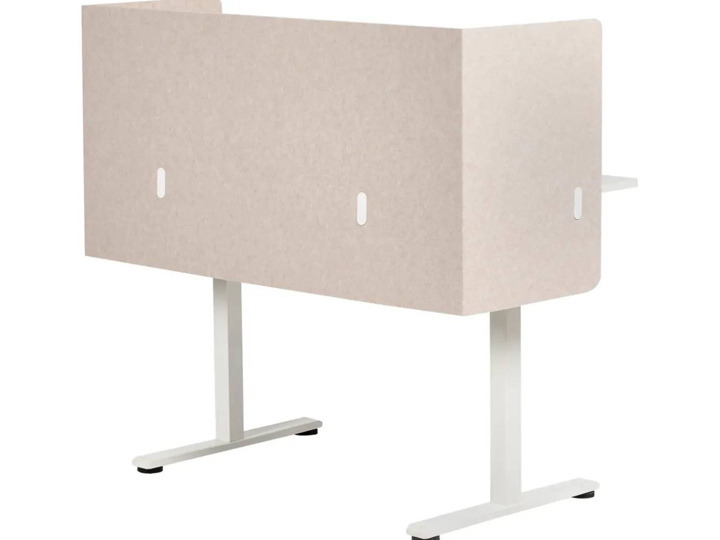 Divisorio da scrivania SOLOA 210 x 61 cm Beige
