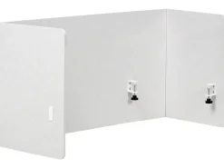 Divisorio da scrivania SOLOA 210 x 61 cm Bianco sporco