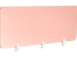 Divisorio da scrivania SPLIT 180 x 50 cm Rosa pesca