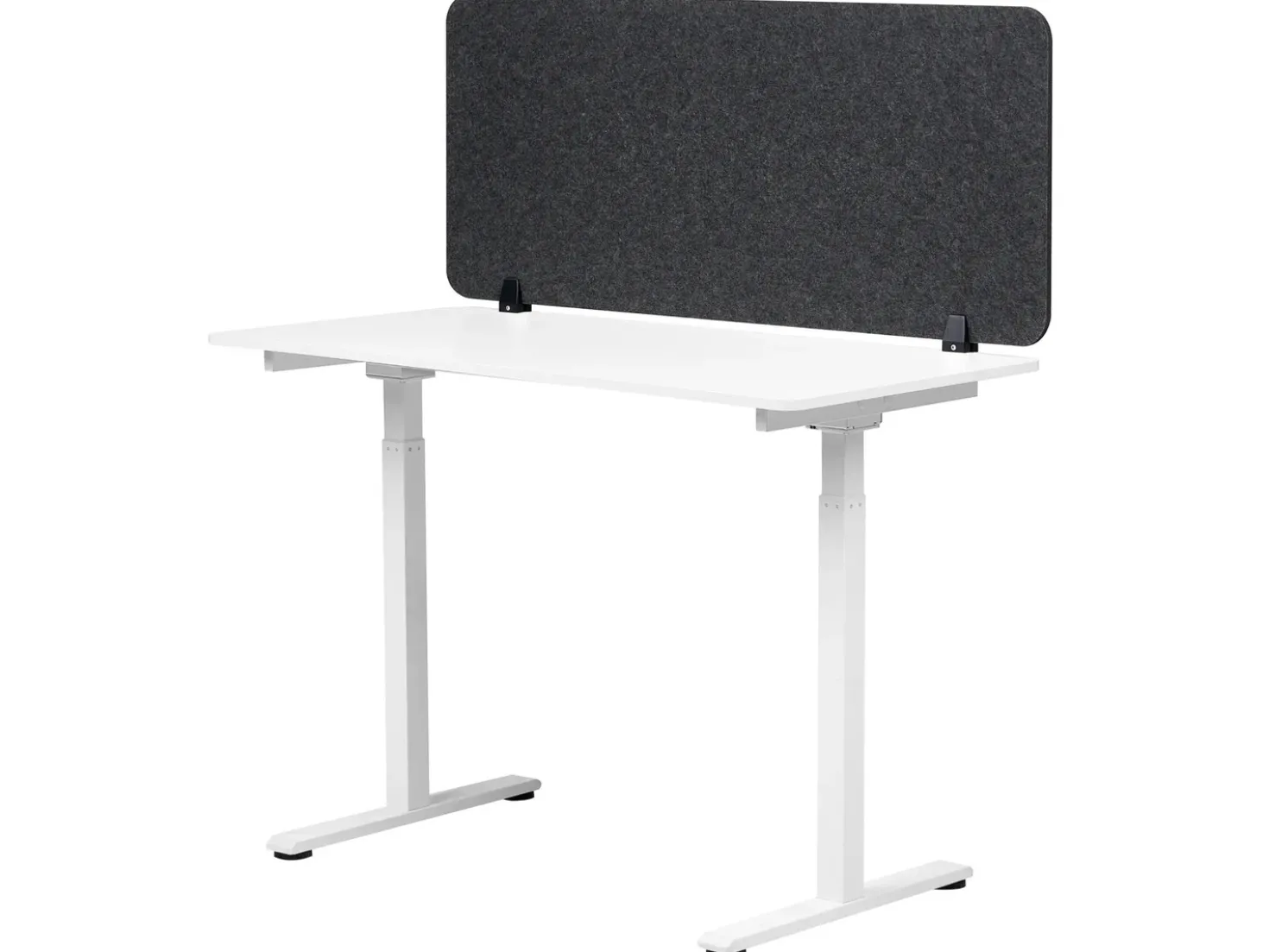 Divisorio da scrivania SPLIT 120 x 50 cm Grigio scuro