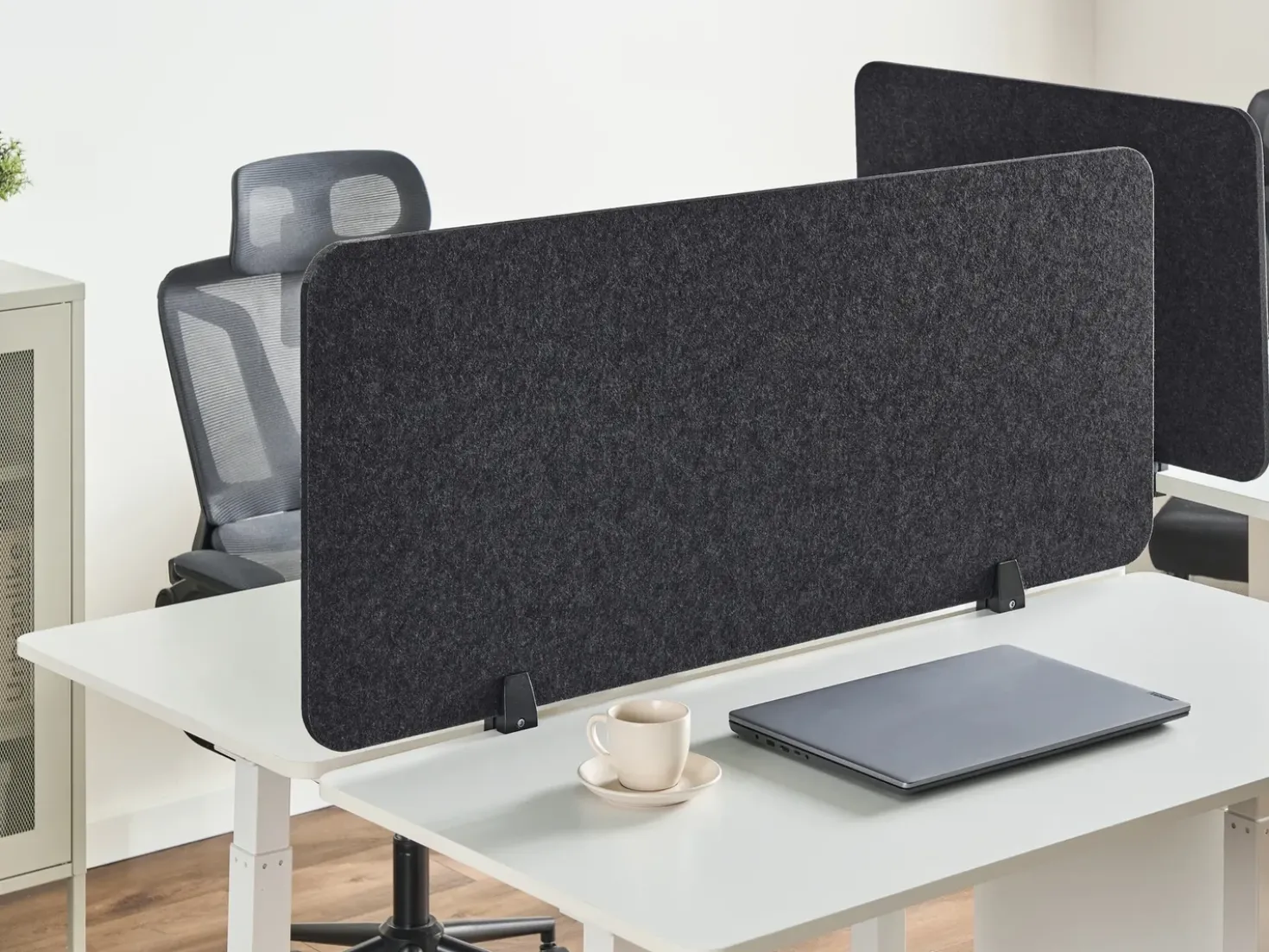 Divisorio da scrivania SPLIT 120 x 50 cm Grigio scuro