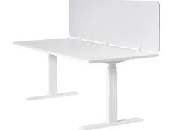 Divisorio da scrivania SPLIT 180 x 50 cm Bianco sporco