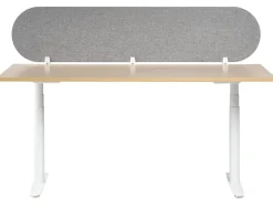 Divisorio da scrivania SPARKY 180 x 40 cm Grigio chiaro