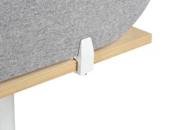 Divisorio da scrivania SPARKY 180 x 40 cm Grigio chiaro