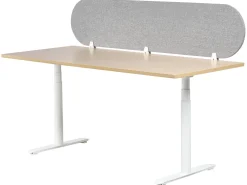 Divisorio da scrivania SPARKY 180 x 40 cm Grigio chiaro