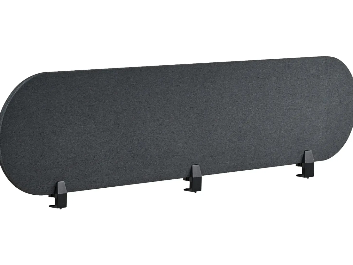 Divisorio da scrivania SPARKY 180 x 40 cm Grigio scuro