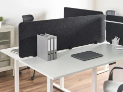 Divisorio da scrivania SPLIT 180 x 50 cm Grigio scuro