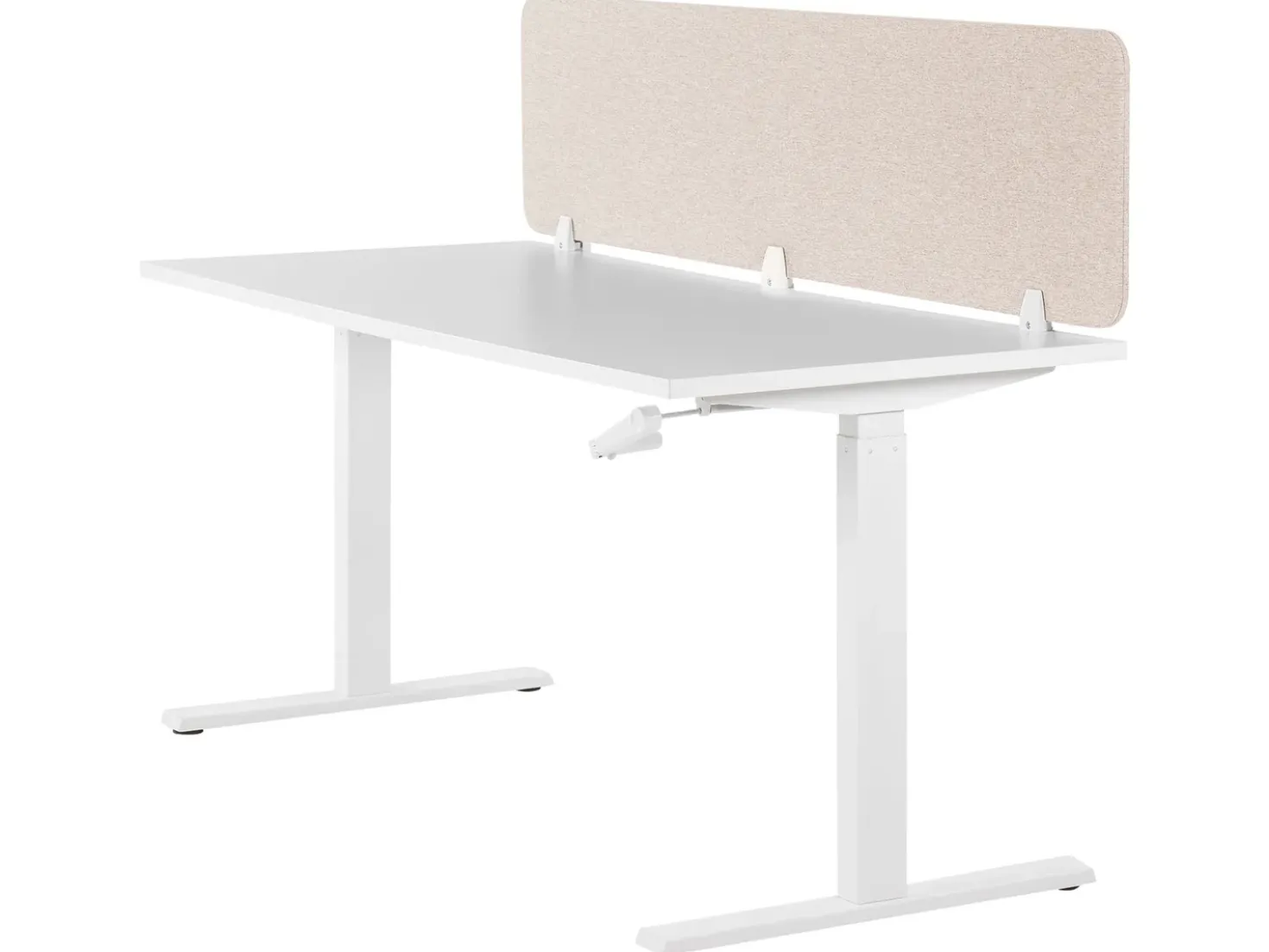 Divisorio da scrivania WALLY 180 x 40 cm Beige