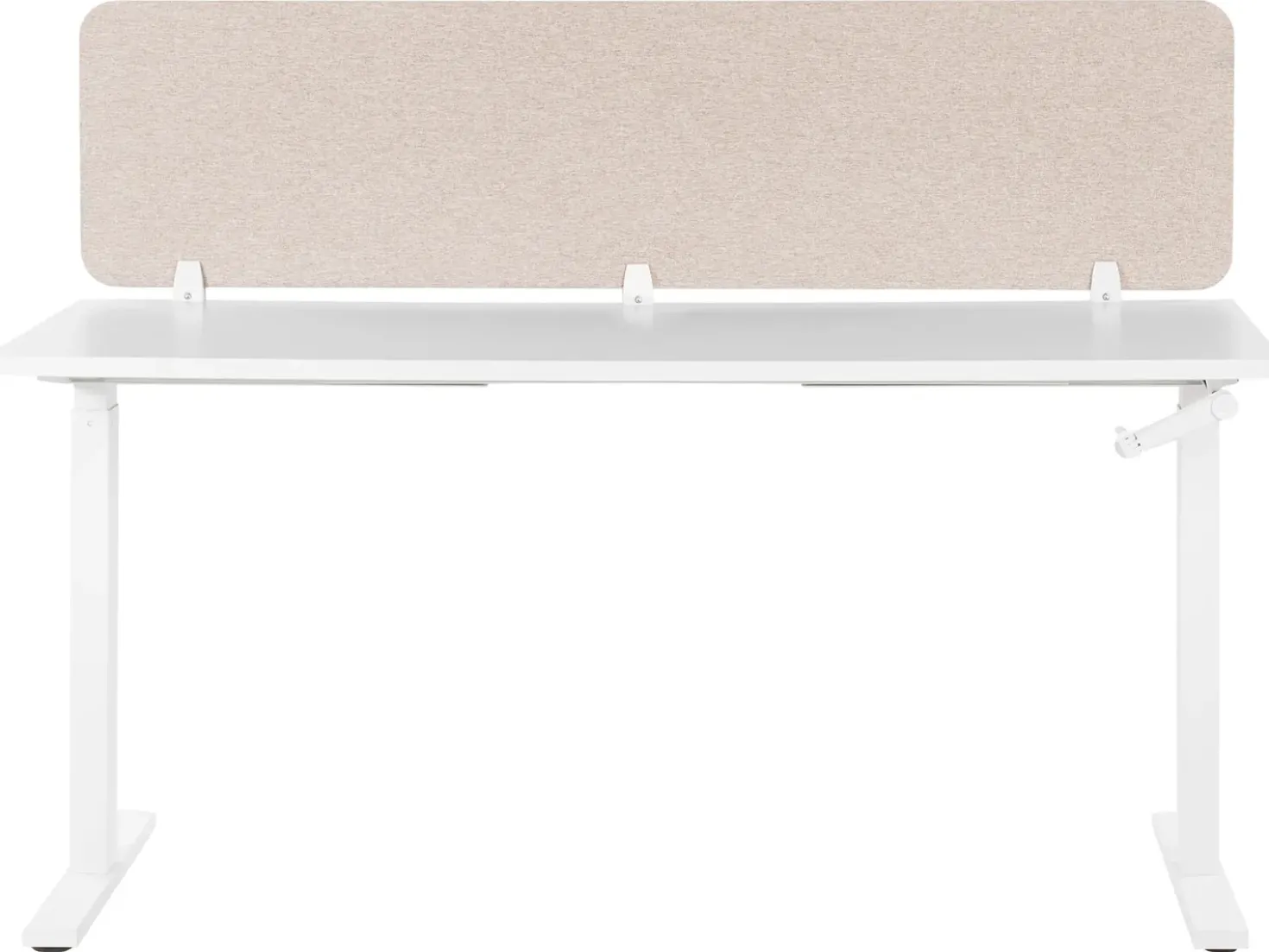 Divisorio da scrivania WALLY 180 x 40 cm Beige
