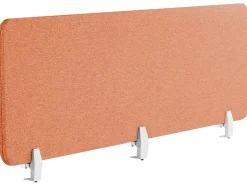 Divisorio da scrivania WALLY 180 x 40 cm Rosso chiaro