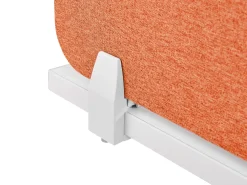 Divisorio da scrivania WALLY 180 x 40 cm Rosso chiaro