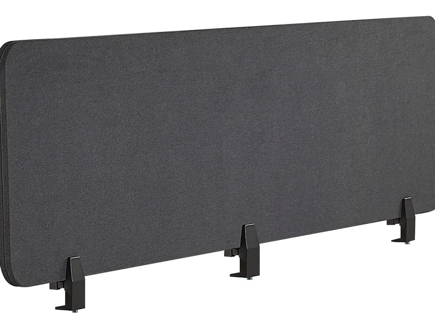 Divisorio da scrivania WALLY 180 x 40 cm Grigio scuro