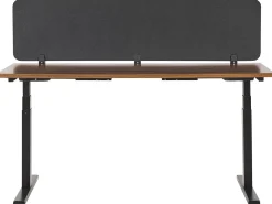 Divisorio da scrivania WALLY 180 x 40 cm Grigio scuro