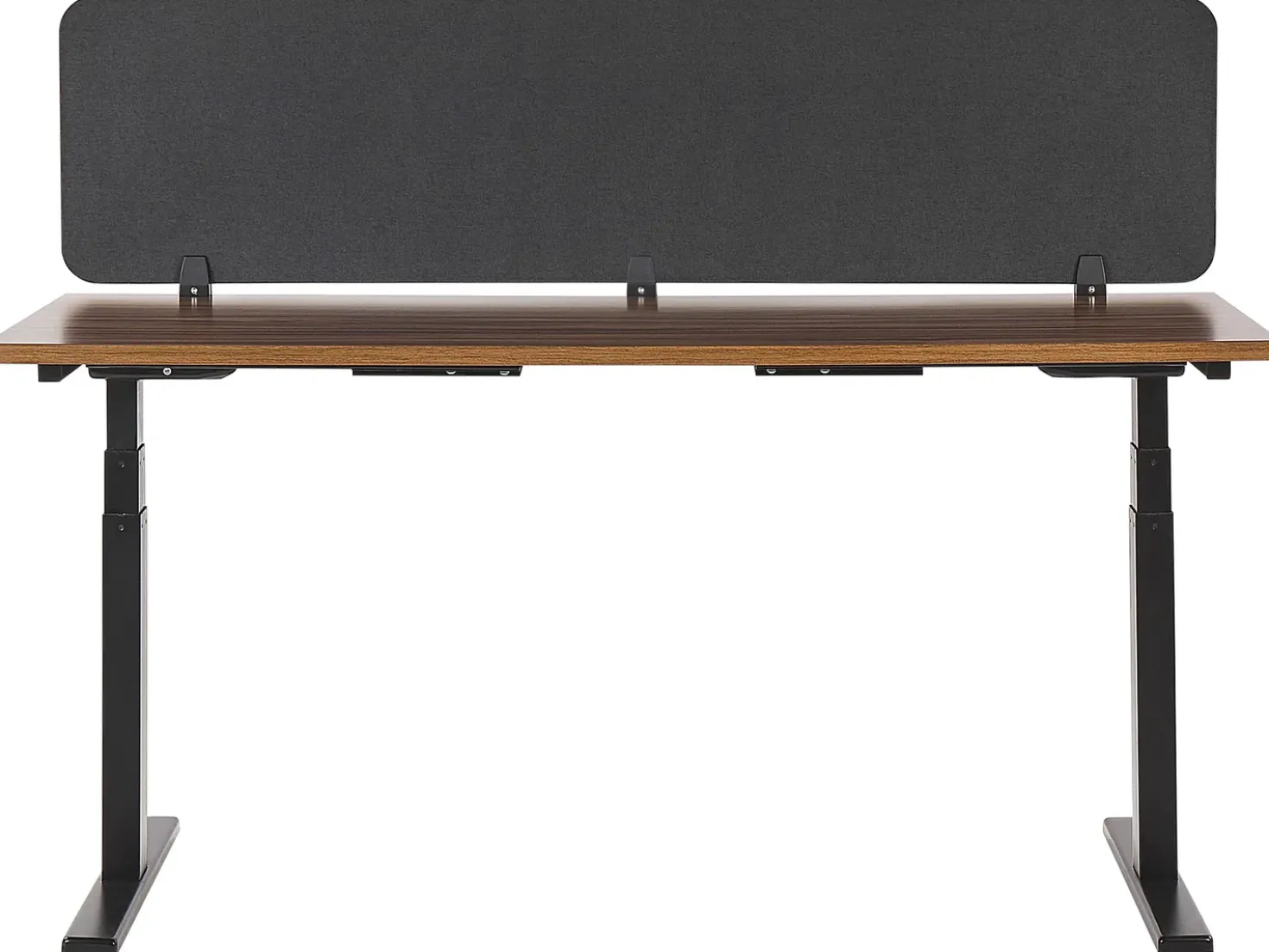 Divisorio da scrivania WALLY 180 x 40 cm Grigio scuro