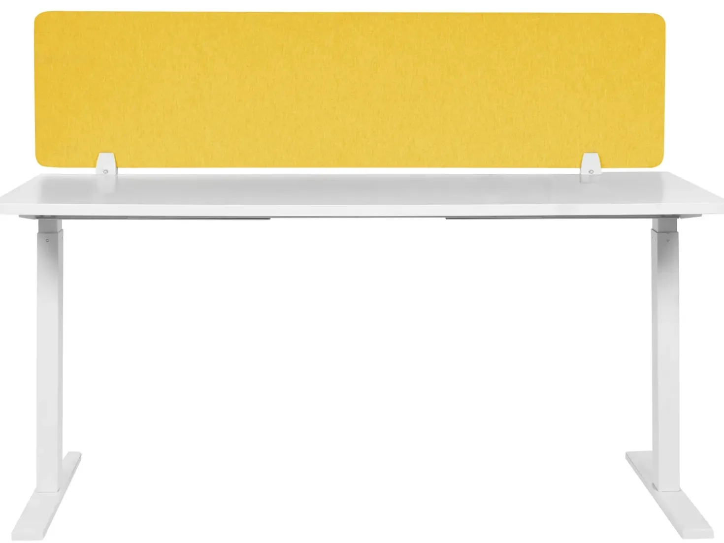Divisorio da scrivania WALLY 160 x 40 cm Giallo