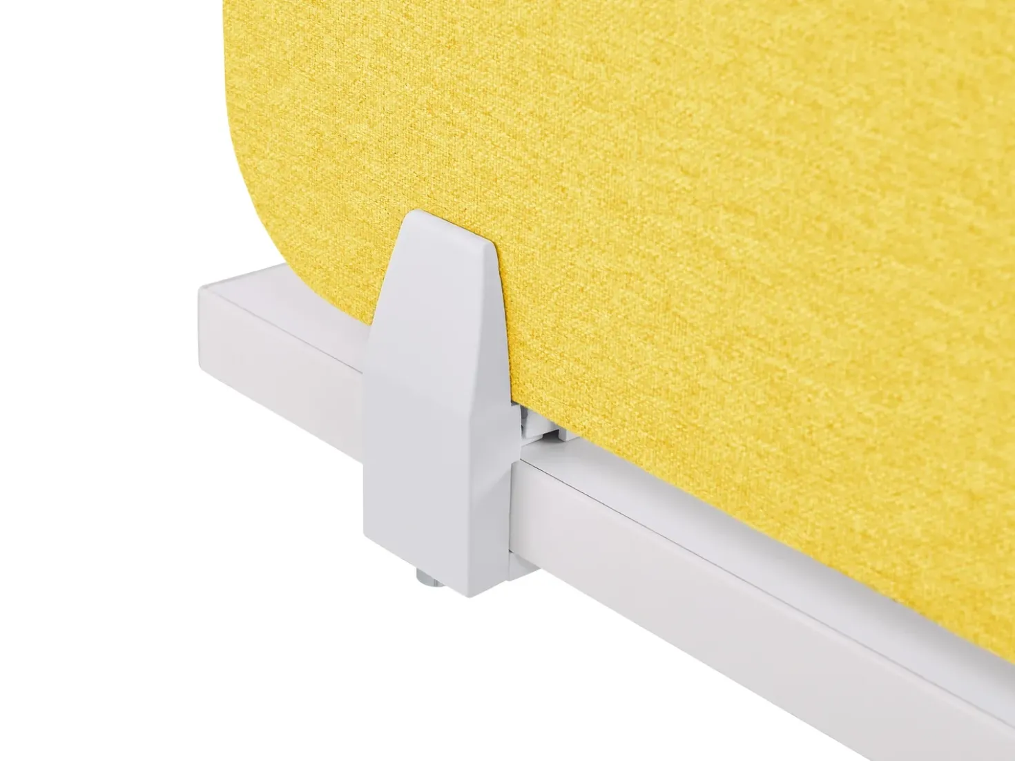 Divisorio da scrivania WALLY 160 x 40 cm Giallo