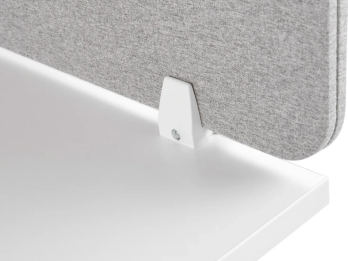 Divisorio da scrivania WALLY 180 x 40 cm Grigio chiaro