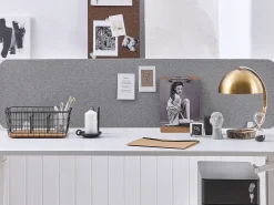 Divisorio da scrivania WALLY 180 x 40 cm Grigio chiaro