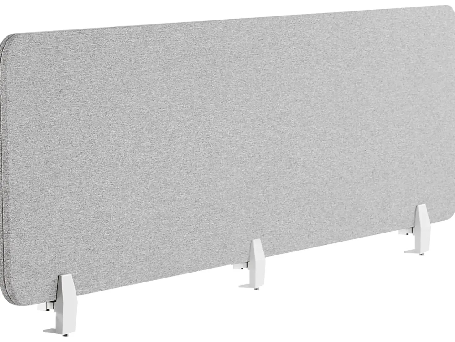 Divisorio da scrivania WALLY 180 x 40 cm Grigio chiaro